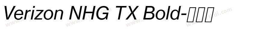 Verizon NHG TX Bold字体转换